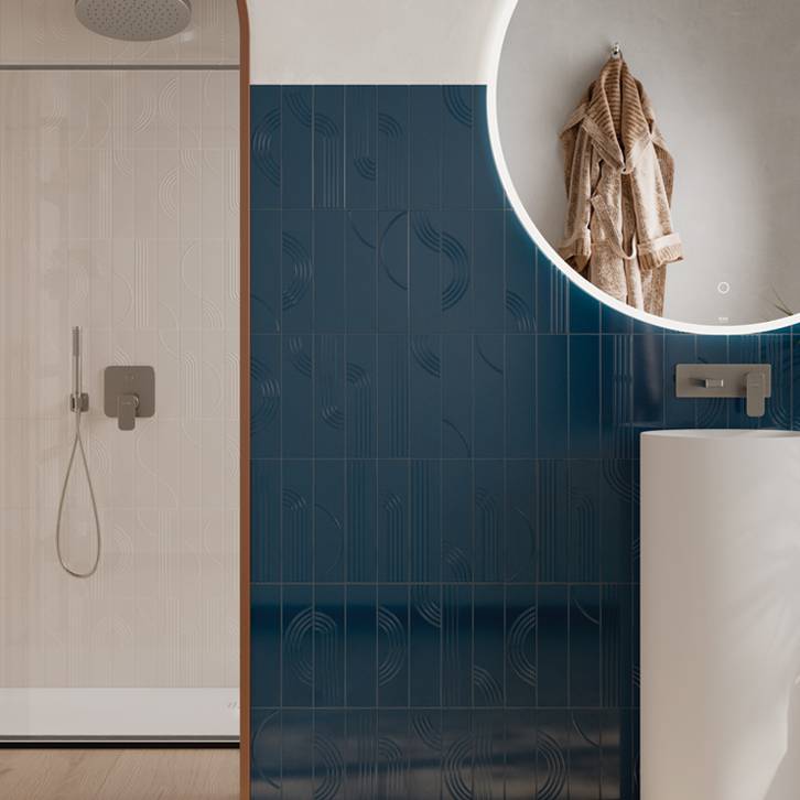 How to Mix Patterns Without Making the Bathroom Look Busy