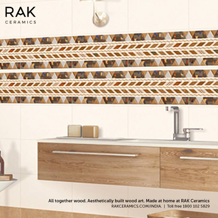 RAK Ceramics presents Wood Tile art. Style your tile right.