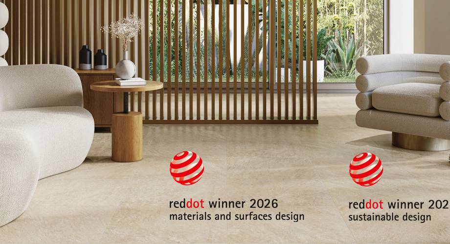 RAK Ceramics Wins Two Red Dot Awards for RE-USE Tile Series