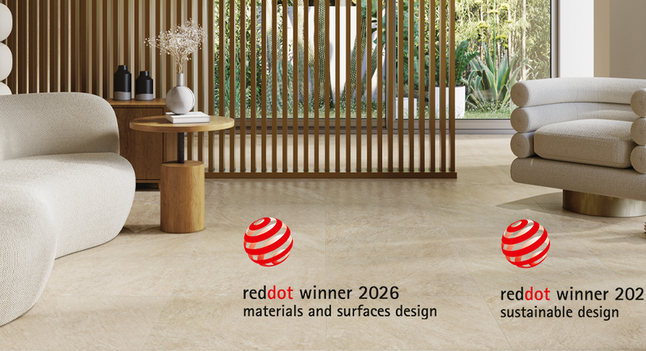 RAK Ceramics Wins Two Red Dot Awards for RE-USE Tile Series