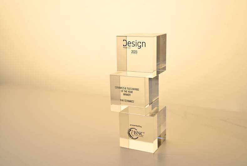 RAK Ceramics wins Ceramics & Tiles Brand of the Year Award at the Design Middle…