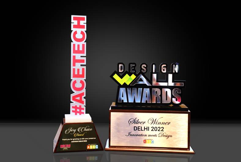 Jury Choice Award and Design Wall Silver Winner Award at Acetech Exhibition Del…