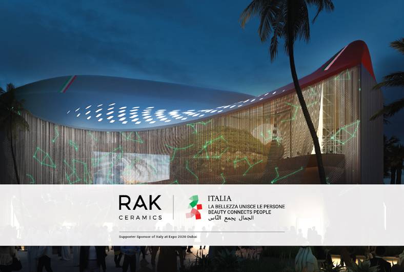 RAK Ceramics’ innovation at Expo 2020 with the Italian Pavilion