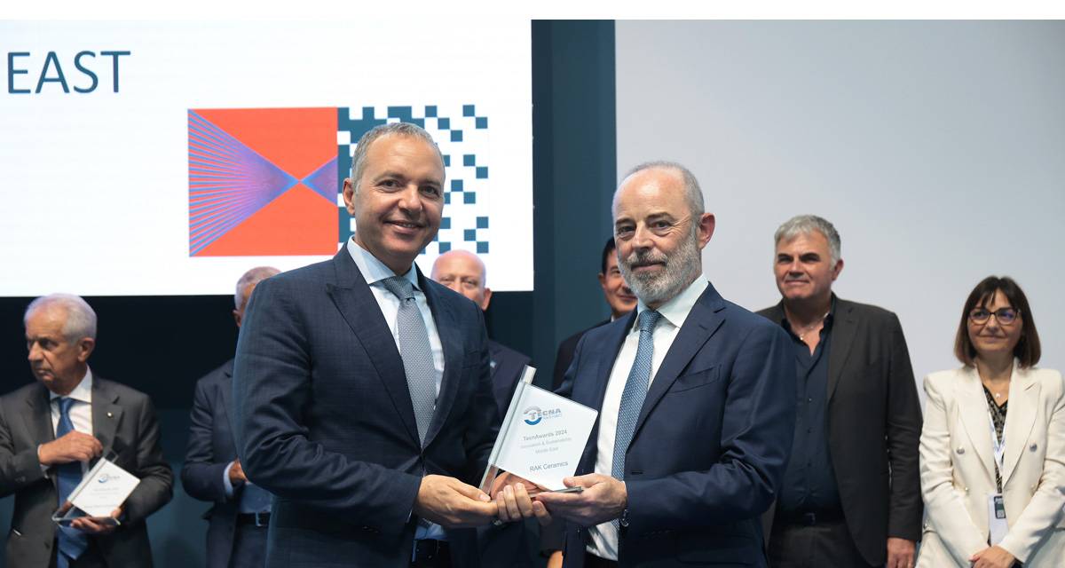 RAK Ceramics Wins Prestigious TecnAwards 2024 for Innovation and Sustainability