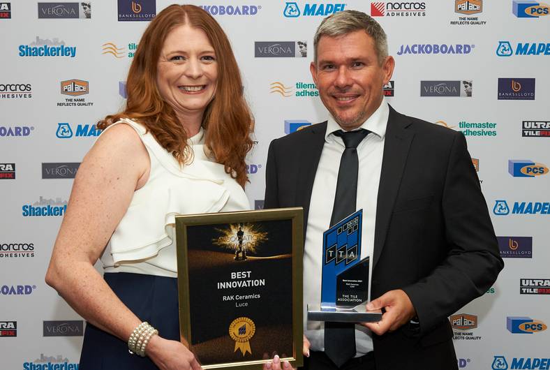 Maximus Luce by RAK Ceramics won Best Innovation 2021 at the TTA Awards