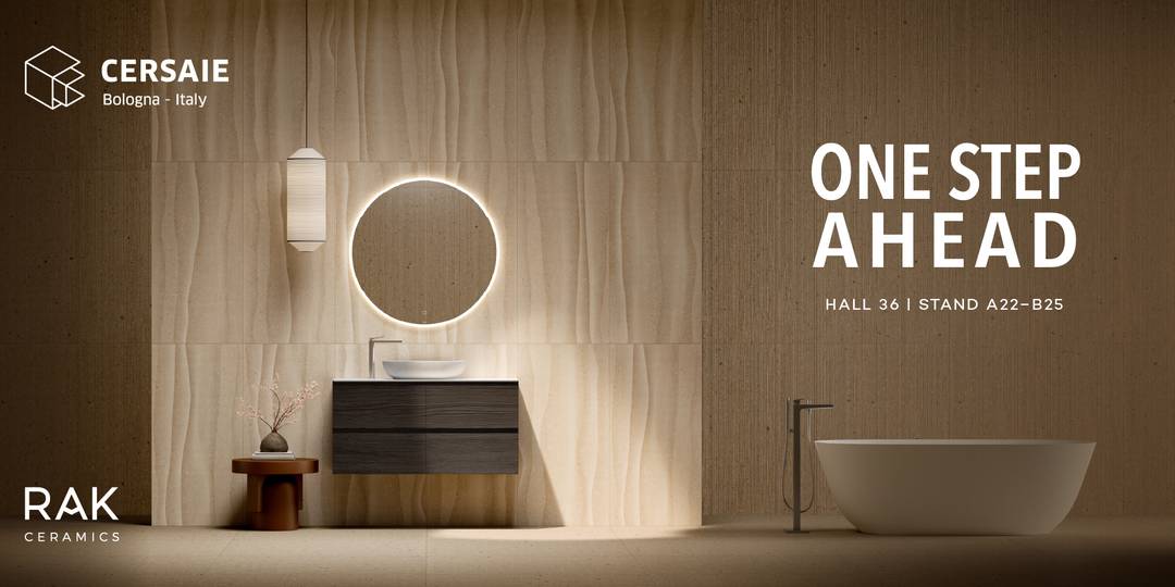 RAK Ceramics at Cersaie 2026: One Step Ahead