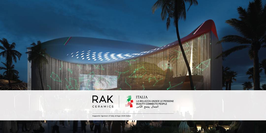 RAK Ceramics’ innovation at Expo 2020 with the Italian Pavilion
