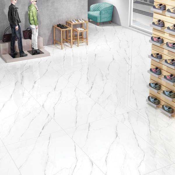 Modern Light Commercial showcasing green tones with porcelain tiles, creating a contemporary atmosphere.