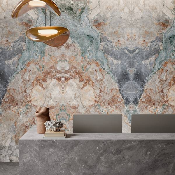 Modern Light Commercial with porcelain tiles, creating an elegant atmosphere.